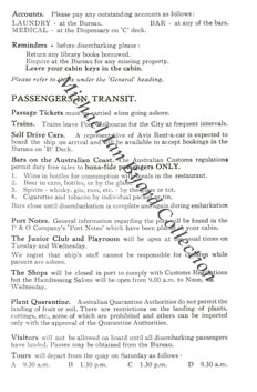 Melbourne Port Info page 2